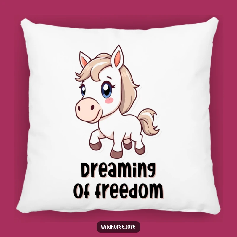 Funny Horse Bucking Pillow: Comfy Support for Joyful Vibes, Perfect Gift